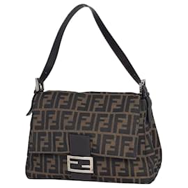 Fendi Zucca Pattern Schultertasche