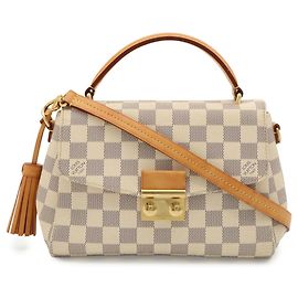 Bolsa de mão/Bolsa de ombro Louis Vuitton Damier Azur Croisette