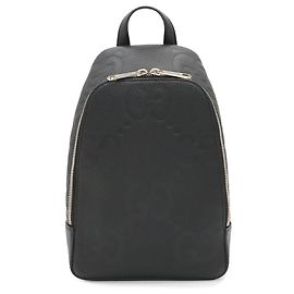 Borsa a tracolla GUCCI Jumbo GG in pelle nera