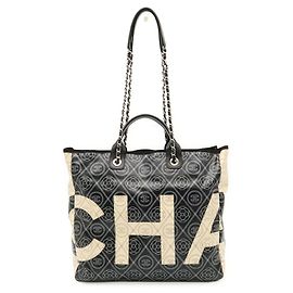 Borsa Tote Large CHANEL Camellia Coco Mark