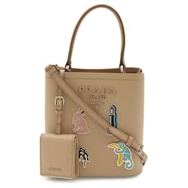 Prada Saffiano Handtasche in Pink Beige