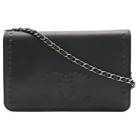 Borsa a tracolla con catena portafoglio Chanel Coco Mark