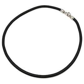 Collana choker in pelle nera Bvlgari - Bulgari