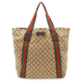 Borsa Tote Gucci GG Canvas Sherry Line