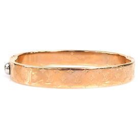 Bracciale rigido in metallo oro rosa Louis Vuitton