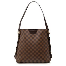 Louis Vuitton Cabas Rivington in Damier Ebene marrone