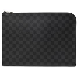 Louis Vuitton Pochette Jour GM in schwarzem Damier Graphite