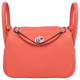 Hermès Pink Mini Clemence Lindy 20