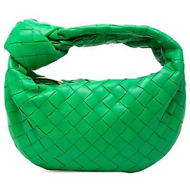 Bottega Veneta Mini Jodie in nappa Intrecciato verde