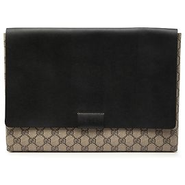 Clutch Gucci Beige Large GG Supreme