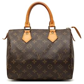 Louis Vuitton Marrone Monogram Speedy 25