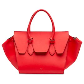 Borsa Celine Red Small Smooth Calfskin Tie Knot - Céline