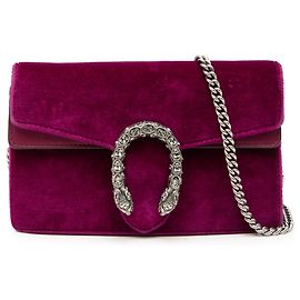 Gucci Borsa a tracolla Dionysus mini in velluto viola