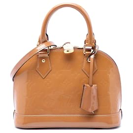 Louis Vuitton Alma BB in monogram vernis marrone