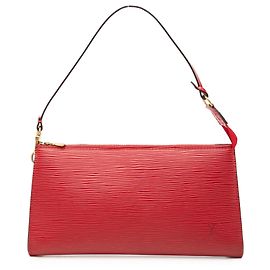 Louis Vuitton Pochette Accessoires in Epi rosso
