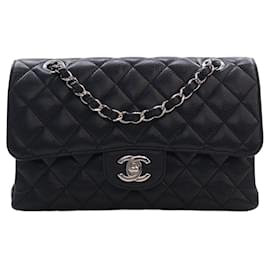 Chanel Black Small Classic Caviar Double Flap