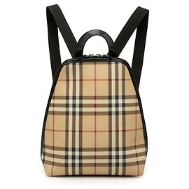 Burberry Beige House Check Canvas Rucksack