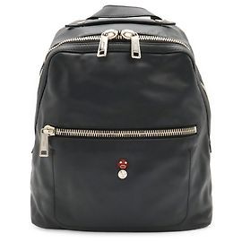 Mochila Fendi en cuero negro