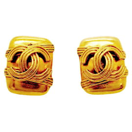 Orecchini a clip placcati oro Chanel