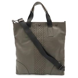 Borsa Tote Intrecciato grigia Bottega Veneta