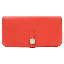Cartera larga plegable bi-fold Dogon Rect Hermès