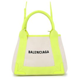 Borsa a mano gialla Balenciaga