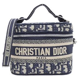 Christian Dior DIOR OBLIQUE Travel Small Vanity Handbag