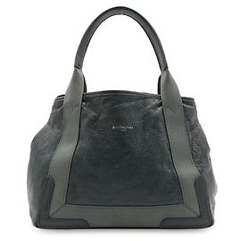 Borsa Balenciaga Navy Cabas S Tote Bag