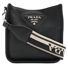 Mini borsa a tracolla Prada Vitello Daino