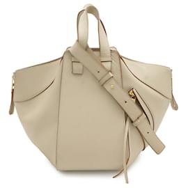 Borsa Loewe Hammock in pelle beige sabbia