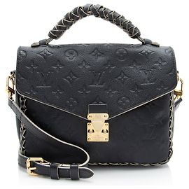 Borsa a tracolla Louis Vuitton Monogram Empreinte Braided Pochette Metis