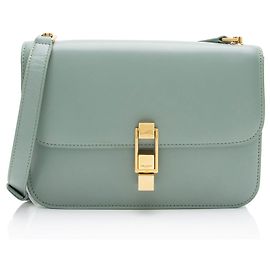 Borsa a tracolla Le Carre in pelle di vitello liscia Saint Laurent