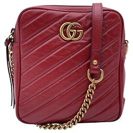 Bolso bandolera de cuero Gucci GG Marmont