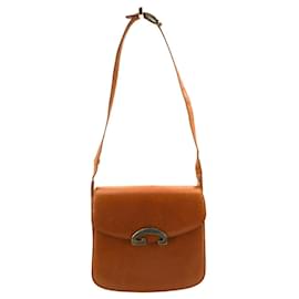 Borsa a Spalla Gucci Vintage Leather G Closure
