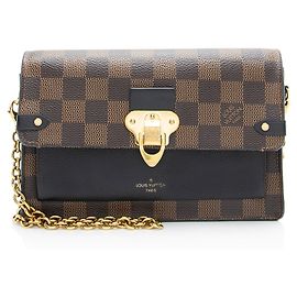 Cartera Vavin con cadena Louis Vuitton Damier Ebene