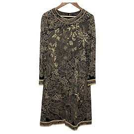 Autre Marque LEONARD Kleid aus Wolle mit Blumenprint