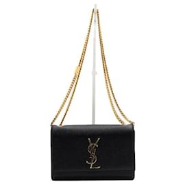 Saint Laurent Borsa a tracolla Classic Kate Small Monogram con catena dorata