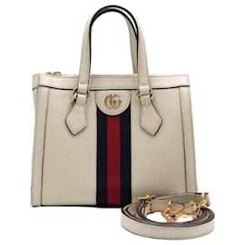 Borsa Tote Ophidia Web Small con manico superiore - Gucci