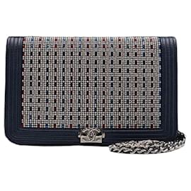 Chanel Borsa a tracolla con catena argentata