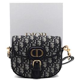 Dior Piccola borsa a tracolla e crossbody Bobby da donna in jacquard obliquo blu