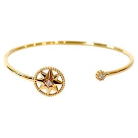 Bracciale Rose De Vent in Oro Giallo e Diamanti - Dior