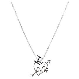 Dior Collana Cupid Heart in argento