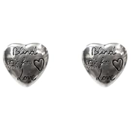 Orecchini Blind for Love in argento - Gucci