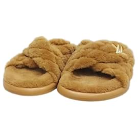 Pantofola Mule Bliss Comford Camel - Louis Vuitton