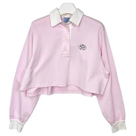 Gebrauchtes Jersey-Poloshirt Rosa - Prada