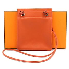 Borsa a tracolla mini Sakalyn Orange Swift - Hermès