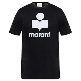 Leinen T-Shirt Schwarz - Isabel Marant