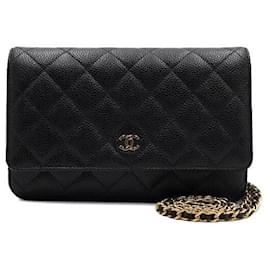 Chanel Borsa a tracolla e crossbody con catena CC dorata