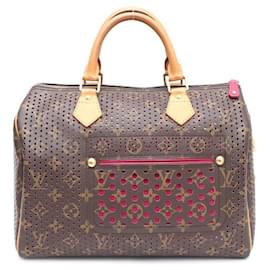Monogram Canvas Perf Speedy Tote Bag - Louis Vuitton