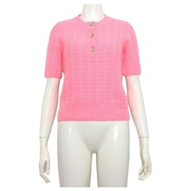 Chanel Strickware für Damen aus Kaschmir-Mischung mit CC-Logo-Knopf